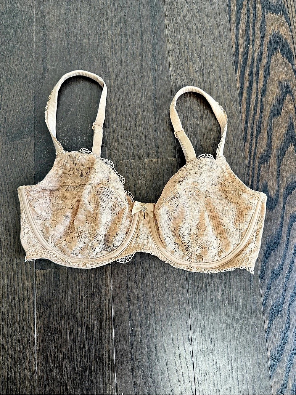 Victoria's Secret Body by Victoria Unlined Demi Bra Beige 34DD